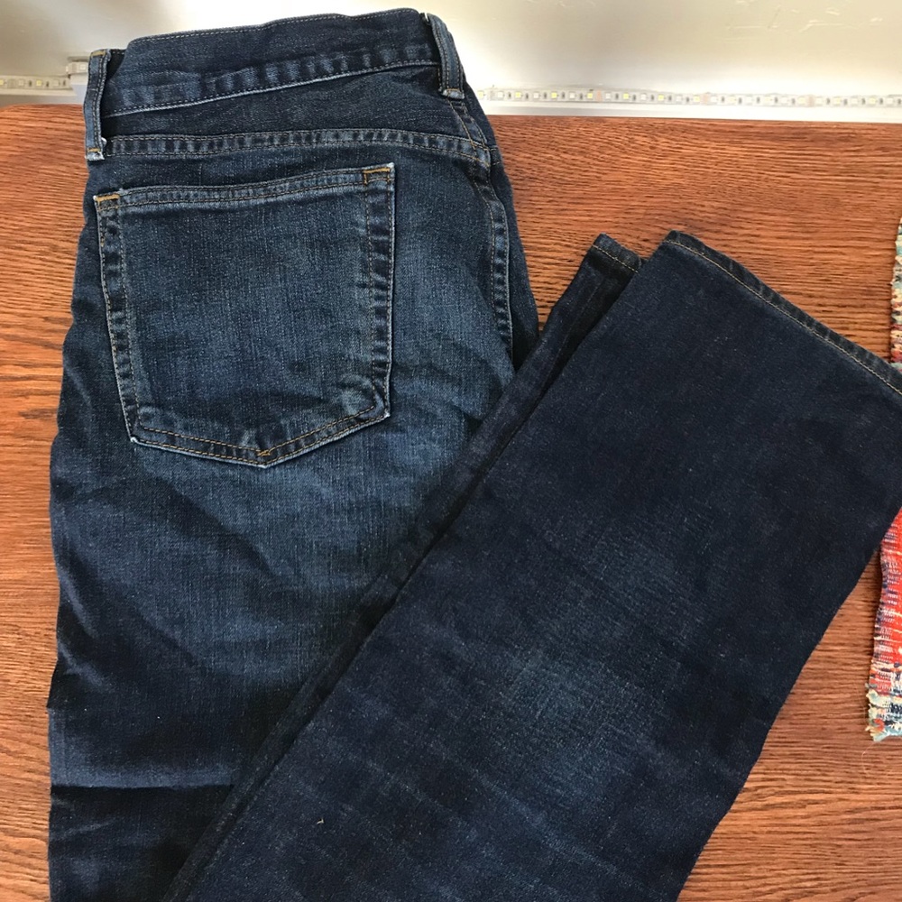Gap Slim Fit Dark Wash Jeans 34x30